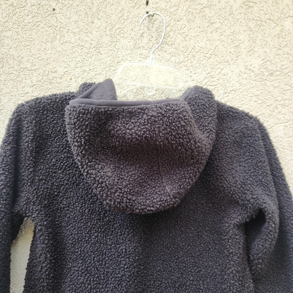 CARHARTT Kids Fleece Hoodie Size 6 Black Pullover Jacket Front Pocket Logo - Picture 5 of 12